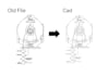 create everything old file into cad