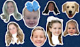 crop out heads or custom face cut out of human, dog, cat