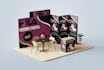 design trade show booth and backdrop banner professionally