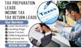 generate income tax preparation leads income tax leads tax return finance leads