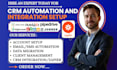 do gohighlevel pipedrive automation, zoho crm setup hubspot crm jobber website