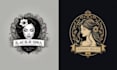 design modern cartoon makeup artist logo