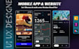 design UI UX mobile app, UI UX app design or figma app design