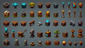 design 2d, 3d game model, game assets, icon, rpg maker environment, probs art