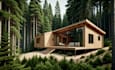 design cabin house, frame house, small house, tiny house plan, container house
