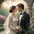 draw couple portrait for wedding illustration