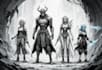 draw sci fi or fantasy concept art illustration characters