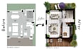 draw a professional 2d floor plan using procreate