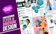design a professional flyer or brochure for your business