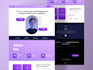 build a modern portfolio website for creatives and professionals