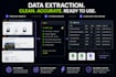 do python web scraping, data extraction and automation