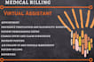 provide virtual assistance,rcm, payment posting, and ar follow up