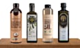 do packaging and product label for oli, olive oil, coconut oil, cooking oil,ghee
