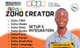 customize zoho CRM, fix deluge script bug tracker zoho campaigns,analytics,site