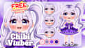 create anime chibi character model and rigging for live2d vtuber or stream