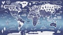 illustrate a creative vector map