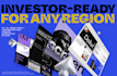 design a professional business presentation, deck for web3, ai, crypto