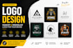 design a modern minimalist and mascot logo for your brand
