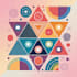 create abstract geometric digital art