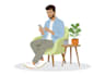 create modern flat vector icons and web illustrations
