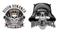 make custom skull military veteran logo