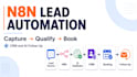 build n8n lead capture, CRM and ai follow up automation