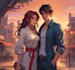 make a anime couple character art anime style