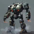create cyberpunk sci fi robot, mecha character concept art