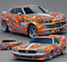 create racing car wrap, itasha wrap design with extreme