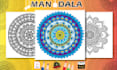 design a custom mandala coloring page for every age