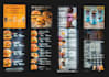 design a creative food or catering menu flyer