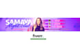 design a creative youtube banner and logo