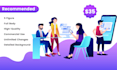 create a modern flat design illustration