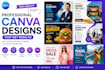 design professional canva templates for social media
