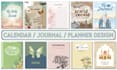 do custom planner journal calendar book layout design