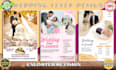 design elegant wedding flyers and save the date designs