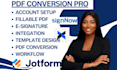 convert pdf to fillable scrive dropbox sign signnow pandadoc docusign jotform