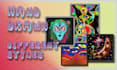 create trippy psychedelic art and coloring pages