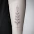 create minimal line art tattoo