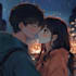 make a anime couple character art anime style