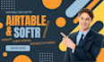 intregrate airtable and softr to create web app, client portal, inventory