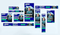 design animated HTML5 banner ads for google adroll or adwords