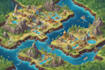 create a professional isometric map