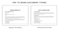 retype scanned documents into word with accurate formatting