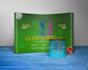 design trade show booth and backdrop
