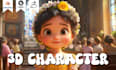 design and model a custom stylized 3d character for games or animation