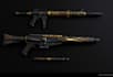 design and paint weapons and props