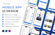 design mobile app UI UX design for ios and android
