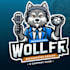 do make professional wolf broadcaster mascot design