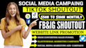 shootout promotes website link to 200musa uk canada twitter igfb tiktok audience